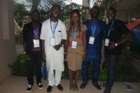Jeunes parlementaires Béninois avec le Lauréat