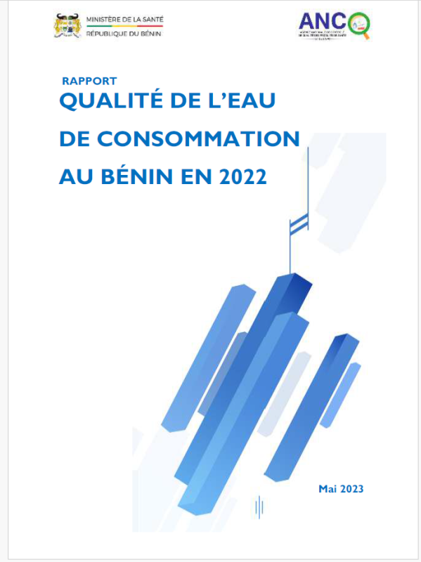 Rapport sur la qualité de l'eau de consommation au Bénin_2022