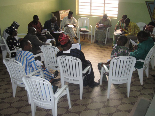 Participants en travaux de groupe1