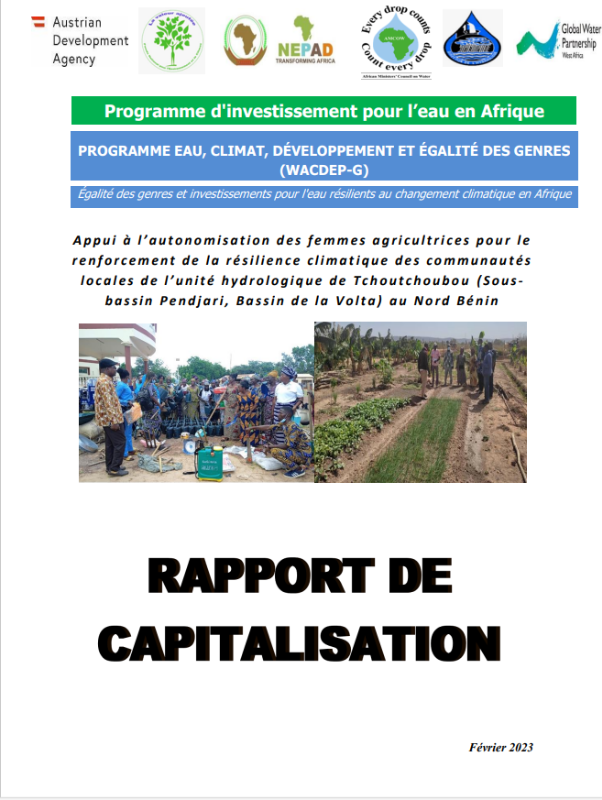 Appui à l'autonomisation des femmes agricultrices pour le renforcement de la résilience climatiques des communauté locales de l'unité hydrologique de tchoutchoubou au nord du Bénin 